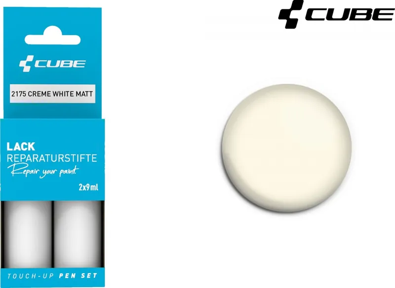 Cube Touch Up Paint Pen Set Creme White Matt 2175 30ml